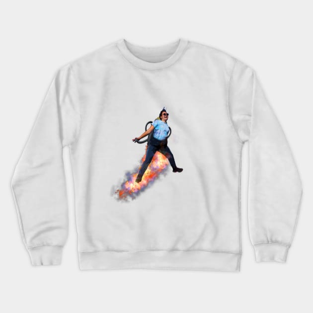 Zoe's Jetpack Crewneck Sweatshirt by TheArchitectsGarage